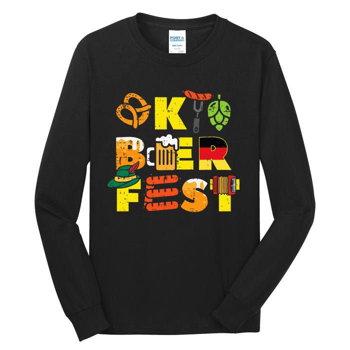 Oktoberfest German Things Cute Bavarian Festival Tall Long Sleeve T-Shirt