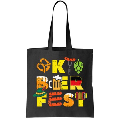 Oktoberfest German Things Cute Bavarian Festival Tote Bag