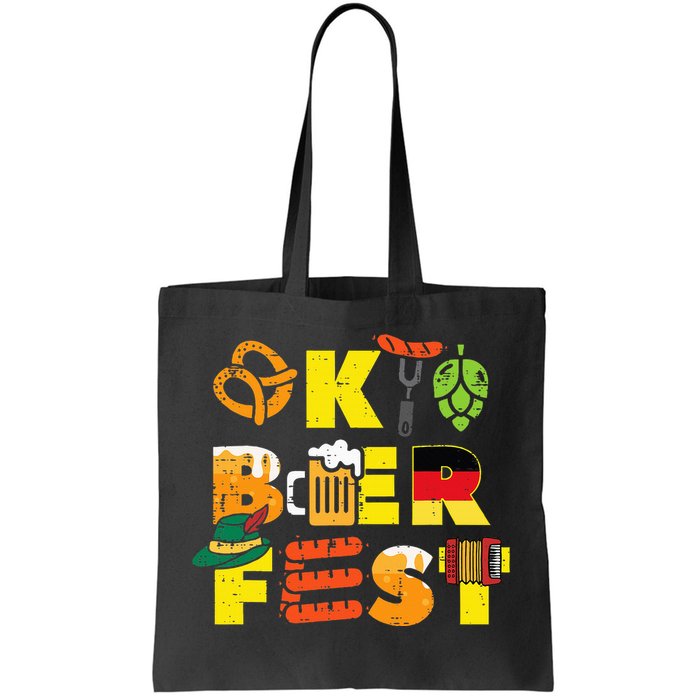 Oktoberfest German Things Cute Bavarian Festival Tote Bag