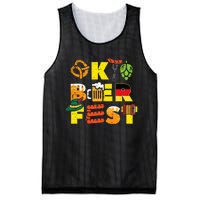 Oktoberfest German Things Cute Bavarian Festival Mesh Reversible Basketball Jersey Tank