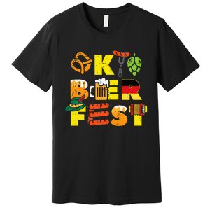 Oktoberfest German Things Cute Bavarian Festival Premium T-Shirt