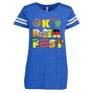 Oktoberfest German Things Cute Bavarian Festival Enza Ladies Jersey Football T-Shirt