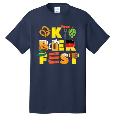 Oktoberfest German Things Cute Bavarian Festival Women Tall T-Shirt