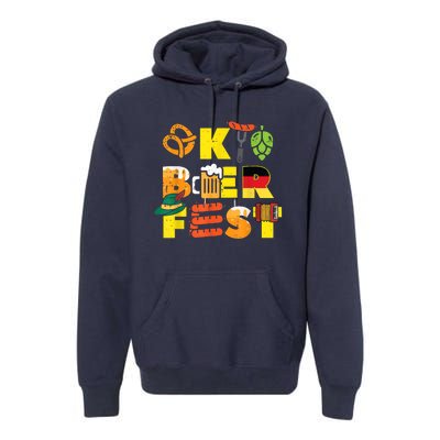 Oktoberfest German Things Cute Bavarian Festival Women Premium Hoodie