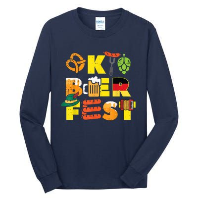 Oktoberfest German Things Cute Bavarian Festival Women Tall Long Sleeve T-Shirt