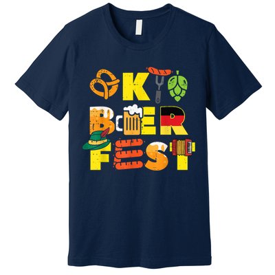 Oktoberfest German Things Cute Bavarian Festival Women Premium T-Shirt