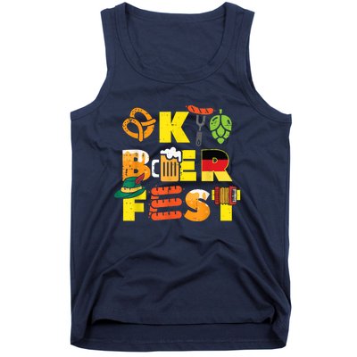 Oktoberfest German Things Cute Bavarian Festival Women Tank Top