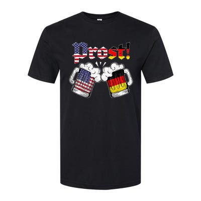 Oktoberfest German USA Flag Beer Octoberfest Prost Softstyle® CVC T-Shirt