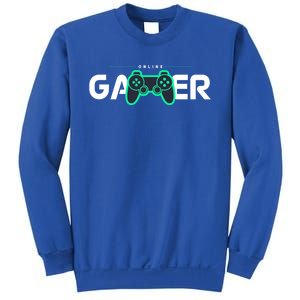 Online Gamer Video Games Funny Gamer Gift Sweatshirt