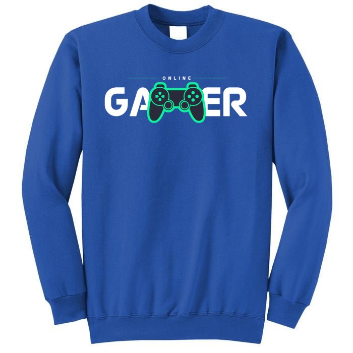 Online Gamer Video Games Funny Gamer Gift Sweatshirt