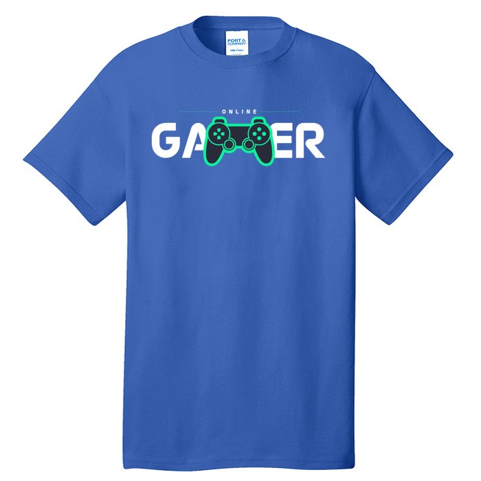 Online Gamer Video Games Funny Gamer Gift Tall T-Shirt