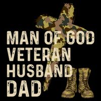 Of God Veteran Husband Dad Christian Jesus Camouflage Gift Drawstring Bag