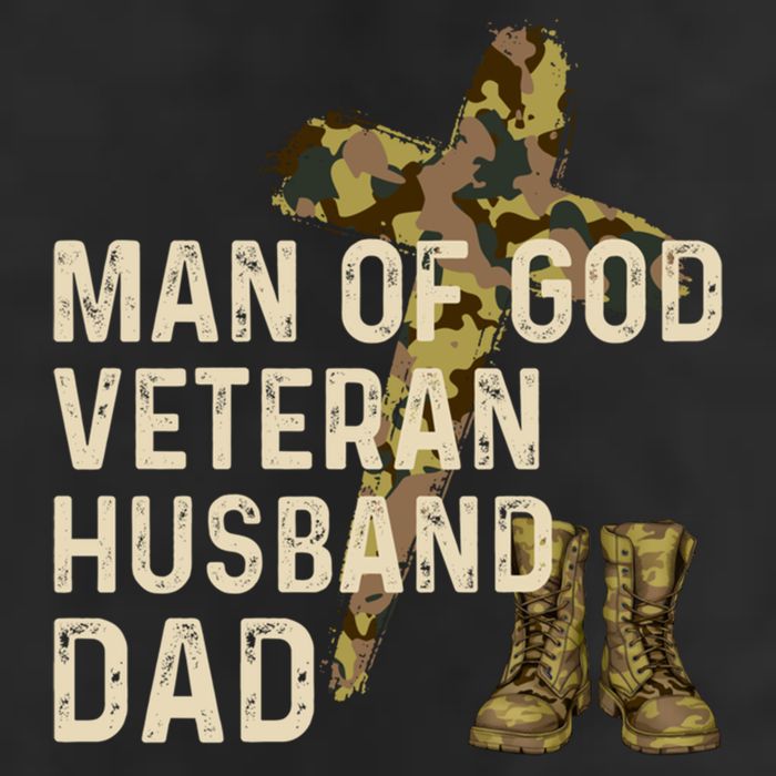 Of God Veteran Husband Dad Christian Jesus Camouflage Gift Hat