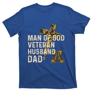 Of God Veteran Husband Dad Christian Jesus Camouflage Gift T-Shirt