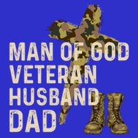 Of God Veteran Husband Dad Christian Jesus Camouflage Gift Visor