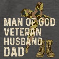 Of God Veteran Husband Dad Christian Jesus Camouflage Gift Vector Backpack