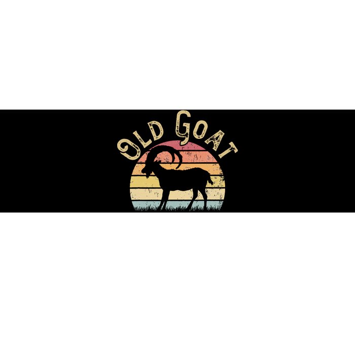 Old Goat Vintage I Like Goats Funny Goat Lover Theme Bumper Sticker