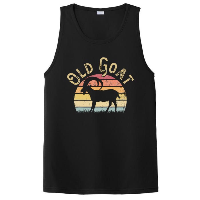 Old Goat Vintage I Like Goats Funny Goat Lover Theme PosiCharge Competitor Tank