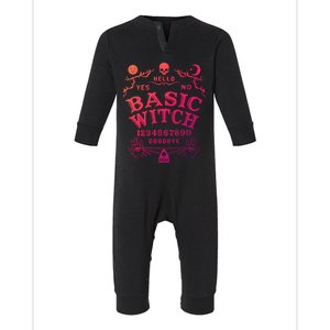 Occult Gothic Witchcraft Wiccan Ouija Board Basic Witch Gift Infant Fleece One Piece