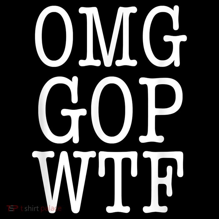 OMG GOP WTF Anti Trump No More Republican Party Kids T-Shirt