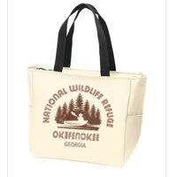 Okefenokee Georgia Wildlife Refuge Canoe Zip Tote Bag