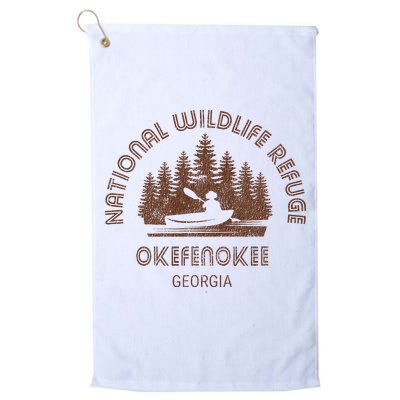Okefenokee Georgia Wildlife Refuge Canoe Golf Towel