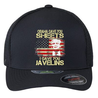 Obama Gave You Sheet I Gave You Javelins Trump Zelensky Flexfit Unipanel Trucker Cap