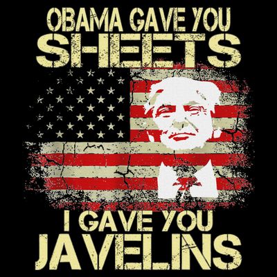 Obama Gave You Sheet I Gave You Javelins Trump Zelensky T-Shirt
