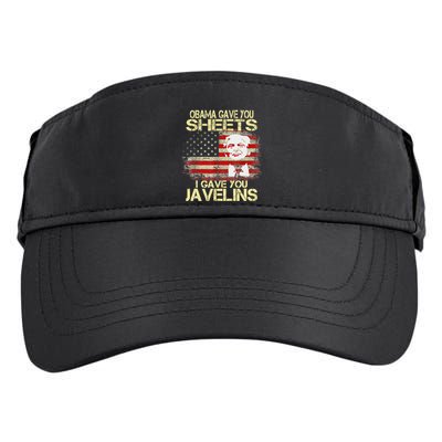 Obama Gave You Sheet I Gave You Javelins Trump Zelensky Adult Drive Performance Visor