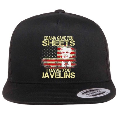 Obama Gave You Sheet I Gave You Javelins Trump Zelensky Flatbill Hat
