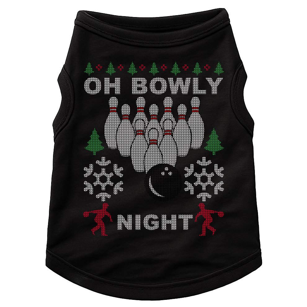 Oh Bowly Night Ugly Christmas Doggie Tank