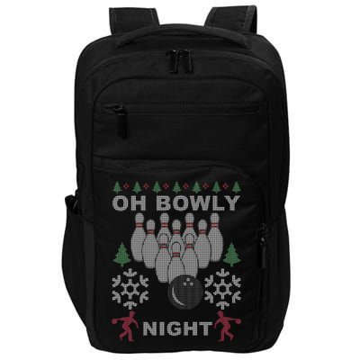 Oh Bowly Night Ugly Christmas Impact Tech Backpack