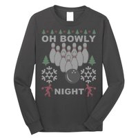 Oh Bowly Night Ugly Christmas Long Sleeve Shirt