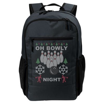 Oh Bowly Night Ugly Christmas Daily Commute Backpack