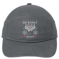 Oh Bowly Night Ugly Christmas 7-Panel Snapback Hat