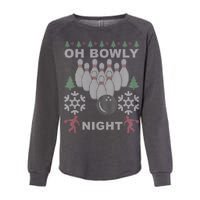 Oh Bowly Night Ugly Christmas Womens California Wash Sweatshirt