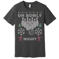 Oh Bowly Night Ugly Christmas Premium T-Shirt