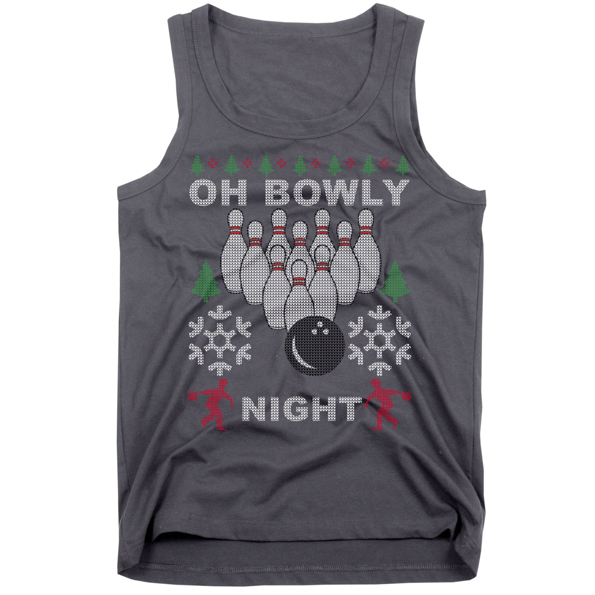 Oh Bowly Night Ugly Christmas Tank Top