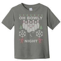 Oh Bowly Night Ugly Christmas Toddler T-Shirt