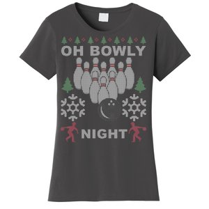 Oh Bowly Night Ugly Christmas Women's T-Shirt