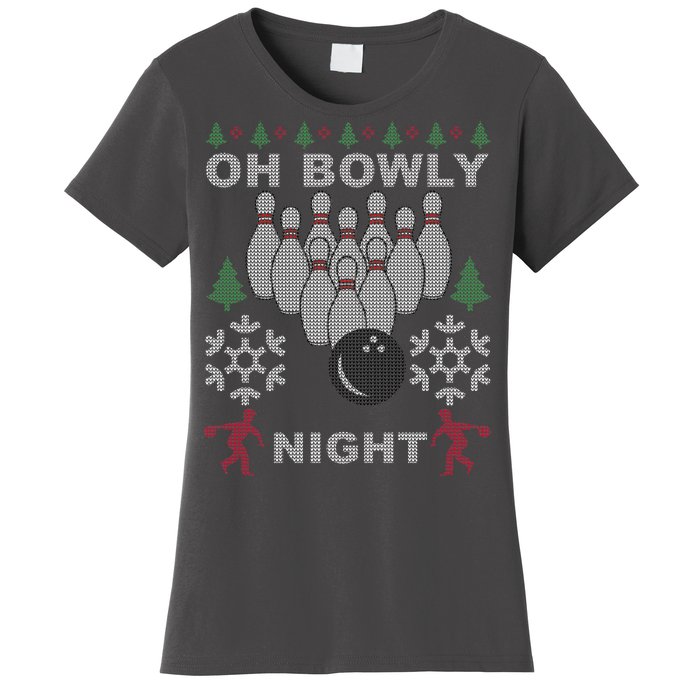 Oh Bowly Night Ugly Christmas Women's T-Shirt