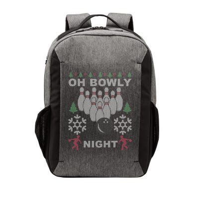 Oh Bowly Night Ugly Christmas Vector Backpack