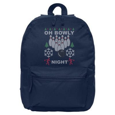 Oh Bowly Night Ugly Christmas 16 in Basic Backpack