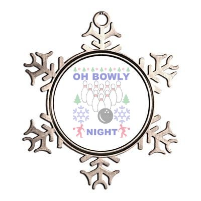 Oh Bowly Night Ugly Christmas Metallic Star Ornament