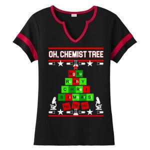 Oh Chemist Tree Ladies Halftime Notch Neck Tee