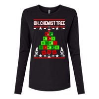 Oh Chemist Tree Womens Cotton Relaxed Long Sleeve T-Shirt