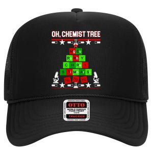 Oh Chemist Tree High Crown Mesh Back Trucker Hat