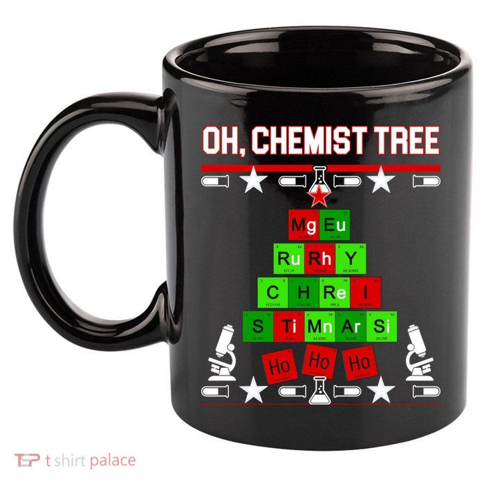 Oh Chemist Tree 11oz C Handle Ceramic Mug
