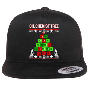 Oh Chemist Tree Flat Bill Trucker Hat