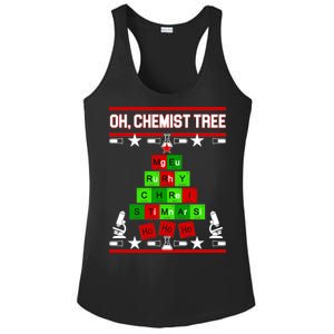 Oh Chemist Tree Ladies PosiCharge Competitor Racerback Tank